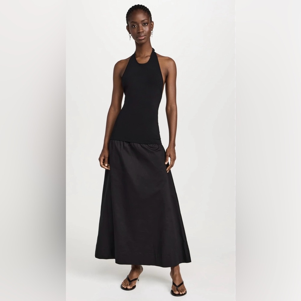 Simon Miller NWT Junjo Knit & Poplin Maxi Dress